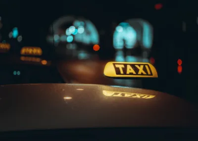 Taxi Sign at Central Station